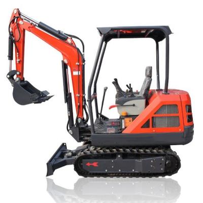 China 2 TON Mini Excavator 2 TON mini diggers price hydraulic crawler operation crawler excavators with roof on HOT sale for sale