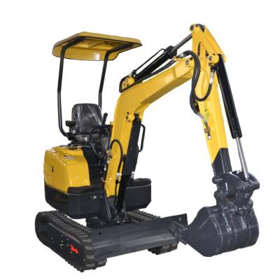 China Retail Cheap Mini Excavator Machine Crawler Type 1.5 Ton Small Excavate For Sale With Accessories for sale