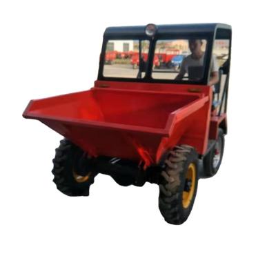 China Graden Hot Sale 0.4ton/0.6ton/0.8ton/1.0ton Farm Wheel Mini Dumper Machine for sale