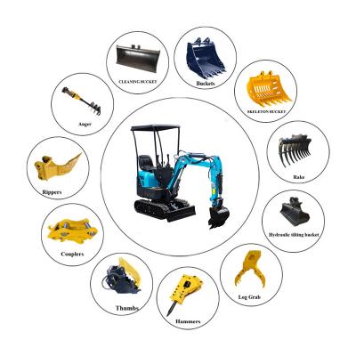 China Factory High Quality Mini Excavator Micro Digger Accessories For Home Use for sale