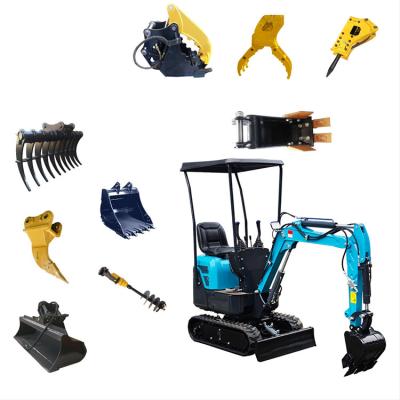 China Factory Price 1 Ton Mini Crawler Excavator Hydraulic Digger Parts for sale