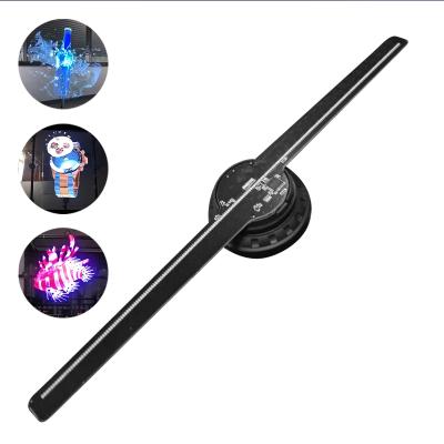 China professional anime led holografico projector fan publicidade luzes 3d hologram fan for ads 16.5