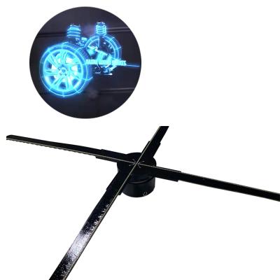 China Outdoor high quality 3d led projector fan hologram show 65cm holographic outdoor wall for ads for sale