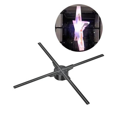 China Wholesale holograma spliced ​​65cm wifi advertising machine 3D LED display holographic projector rotating 65cm holographic fan for sale