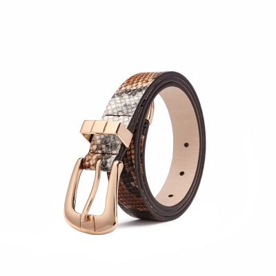 China Comfortable Leopard Print Lady Sexy Designer Fashion Women Leather Belt Waist Belts for sale