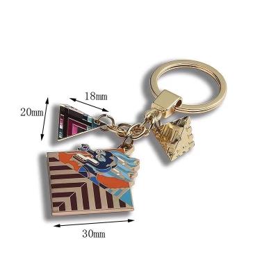 China Promotion Gift Product Factory Price Custom 3D Enamel Key Chain High Quality Zinc Alloy Metal Key Chain For Gift for sale