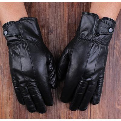 China Comfortable Women's Outdoor Premium Leather Glove / Mittens Touch Screen Fur High Quality Genuine Leather Glove for sale