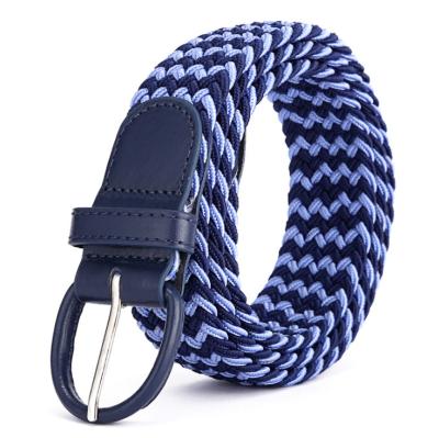 China 2021 Popular Men And Women'S Twill Waistband Elastic Casual Breathable Student Woven Belt for sale