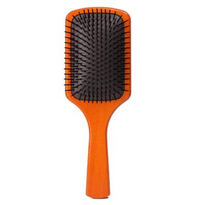 China Wholesale Hairdressing Styling Air Capsule Comb Beech Wood Massage Caring Solid Wooden Air Cushion Hair Combs for sale