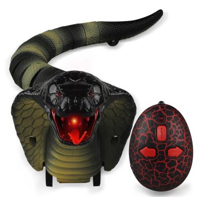 China NEW ! Prank Toy Boy Gift For Halloween Radio Control Toys Realistic Rechargeable Rc Naja Cobra Snake Toy Snake Rc for sale