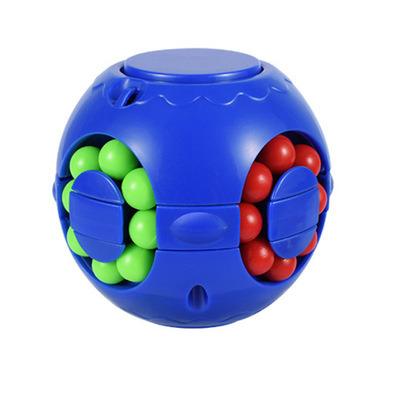 China Mini Top Sale Colorful Small Finger Burger Spinning Cube Relieve Effort Fingertip Noise Spinning Cube Toy For Kids for sale