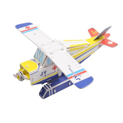 China Electronic Toy 2022hot selling Jigsaw Jigsaw Puzzle 3D Stereo Glider Paper Plane Stereo Plane Puzzle Model Toys Improve Kid's Hands-On Ability for sale