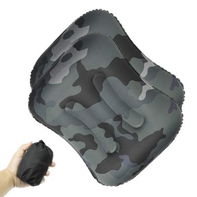 China Lightweight Camping Pillow For Inflatable Airplane Neck Pillow Mini Travel Accessories 4 Colors Comfortable Pillows For Sleeping Home Textile for sale