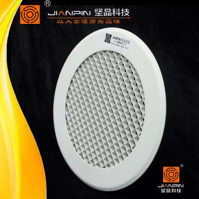 China Aluminum Fan Duct Quantity Ceiling Round Vent Eggcrate Grill for sale