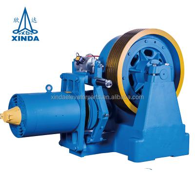 China Electric For Elevators Lift Gearbox Door Motor Power Control Traction Machine VVF Geared Drive 2000~5000kg for sale