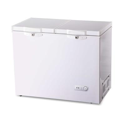 China Eco-friendly Folding Solid Door Chest Freezer For Sea Fish Supermarket Freezing Deep Freezer for sale