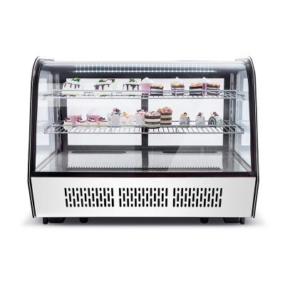 China Eco - Friendly Cake Showcase New Arrival Glass Door Chiller Bakery for sale