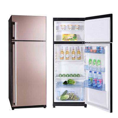 China COMPRESSOR Home Kitchen Appliances Fridge Refrigerator Straight Double Door for sale