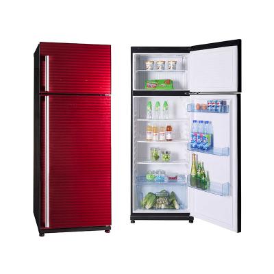 China COMPRESSOR Fridge Double Door Top-Mounted Fridge Freezer With Compressor Fridge Price for sale