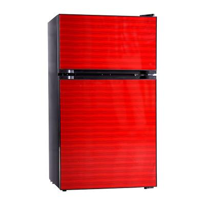 China Direct Finish Double Doors Eco-Friendly Cooling White Refrigerator With Fridge And Freezer for sale