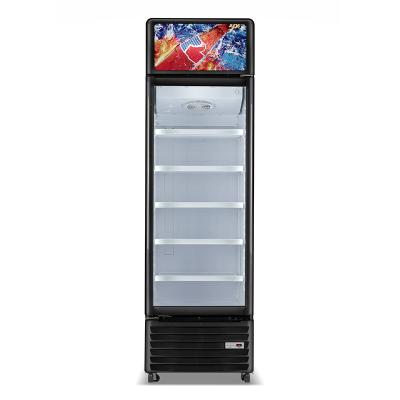 China Single-temperature Supermarket Special Beverage Upright Cooling Showcase Cabinet Cooling Upright Showcase Freezer for sale