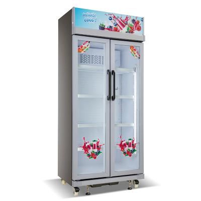 China Single-temperature Best Sales Vertical Refrigerator Showcase Upright Freezing Refrigeration Showcase for sale