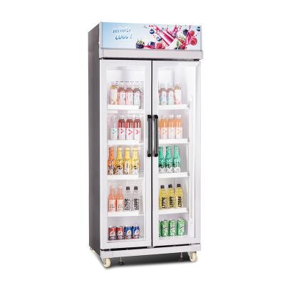 China Widely Used Beverage Display Cabinet Single-temperature Refrigerator Showcase Single Door Upright Refrigerator Freezer for sale