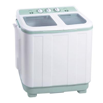 China Eco-friendly Home Practical Twin Tub Washing Machine Semi-automatic Drum Washing Machine for sale