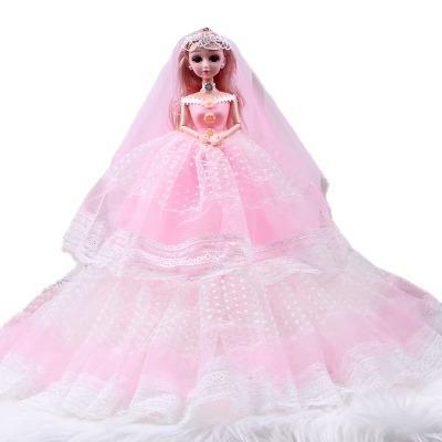 China 55CM Sweetly 55CM Children's Gifts Princess Play House Toy Girl Princess Wedding Dress Doll Dress - Doll for sale