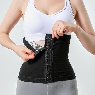 China Wholesale Viable Trimmer Waist Shaper Burst Sweater Belt Vest Belly Shaper Women Ladies Corset Waist Trainer With Silver Ion Coating for sale