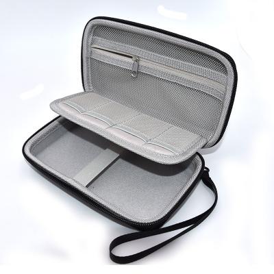 China Small Electronics Device Organizer Case HJC002 EVA Foam Carrying Storage Case Shockproof Hard Battery Power Hard Disk Drive Bank for sale