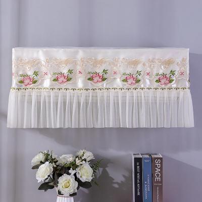 China Home Best selling aircondition wall cladding air conditioner cleaning cover Lace decoration dustproof and sunscreen for sale