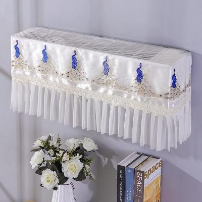 China Home Factory price wall air conditioner Lace fabric cover indoor air conditioning cleaning cover direct blowing prevention for sale