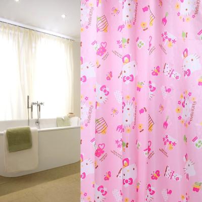 China High Quality Viable Funny Waterproof Children's Bathroom Anime Shower Curtain Partition Door Curtain for sale