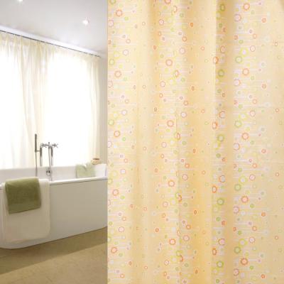 China Amazon Sustainable Best Selling Printed Shower Curtain Vinyl Shower Curtains Single Waterproof Cloth Hanging Toilet Curtain for sale