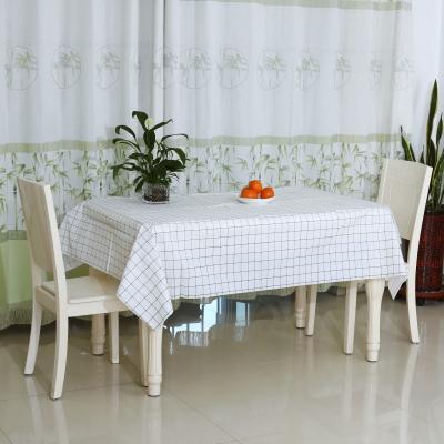 China Hot selling tablecloths waterproof party tablecloth PEVA checkered degradable materials and environmental protection for sale