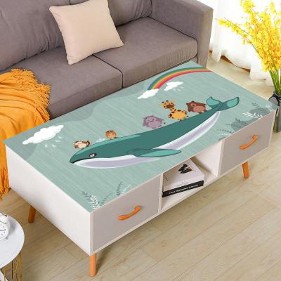 China Factory price waterproof pvc printed waterproof tablecloth fabric pvc lace tablecloths tea table cover table covers for home waterproof for sale