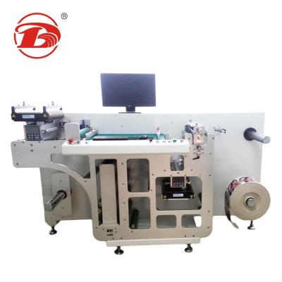 China Printed Paper Label And Film Label Economy Style Automatic Label Inspection Slitting Rewinding Machine for sale