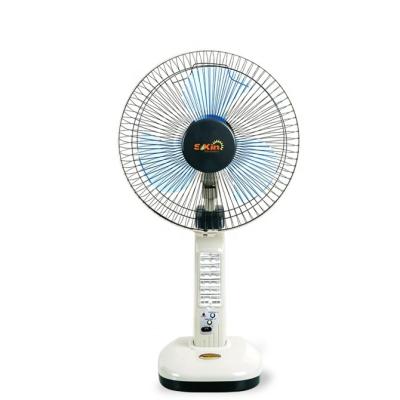 China AC/DC Automatically Change When AC/DC Power Failure Rechargeable Fan With 18 Led Emergency Light for sale