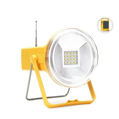 China Emergency Light& Lighting Kit Auto Portable Solar Emergency Light With Solar Panel, FM Radio (QM831D) for sale