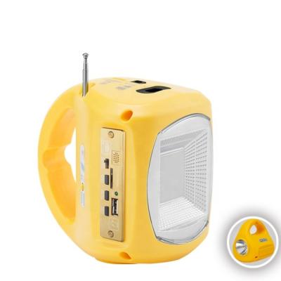 China Emergency Light& Auto Light Up Kit LED Solar Emergency Spotlight With FM Radio And Mp3 (QM820D) for sale