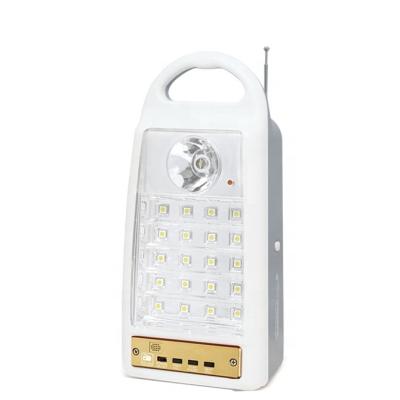 China Emergency Light& Lighting Auto Multifunctional Portable Solar Emergency Light With FM Radio (QM821C) for sale