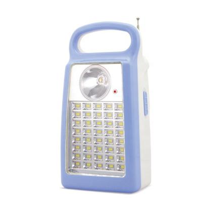 China Emergency Light& Lighting Automatic Portable Rechargeable Emergency Light With FM Radio for sale