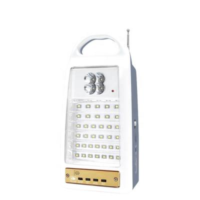 China Emergency Light& Auto Light Up High Quality Portable Multifunctional Rechargeable Emergency Lamp for sale