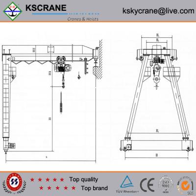 China High Working Efficiency 20t Heavy Duty Gantry Crane,Gantry Crane Feature for sale