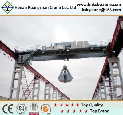 China 2015 Outdoor Overhead Grab Bucket Crane for sale