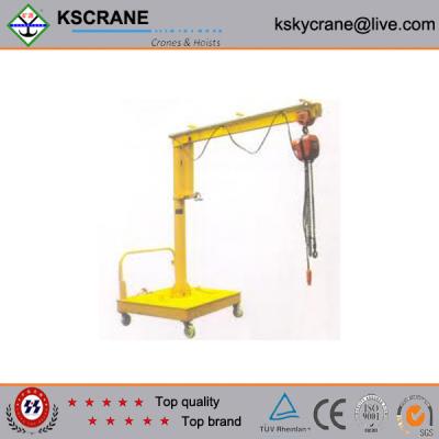 China High Performance 500kg Lifting Movable Jib Crane For Sale for sale