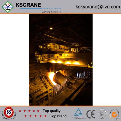 China Best Quality Steel Factory Double Girder Overhead Foundry Crane for sale