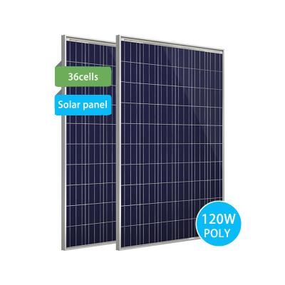 China Solar Power System Manufacturers can customize 100W110W120W130W140W polycrystalline solar photovoltaic modules Solar photovoltaic panels for sale