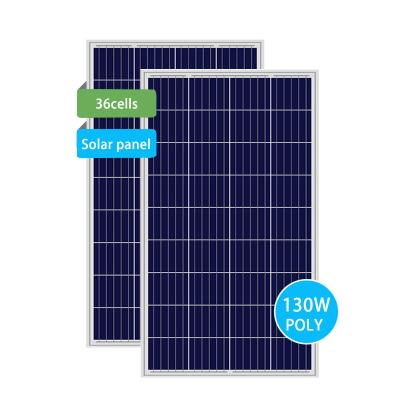 China Solar Power System Hot selling monocrystalline solar panel 130W panneau solaire130w panel solar 300w solar panels 130w panneau solaire 130W for sale